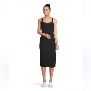 Beyond Yoga Spacedye Icon Midi Dress - Black - Size Large